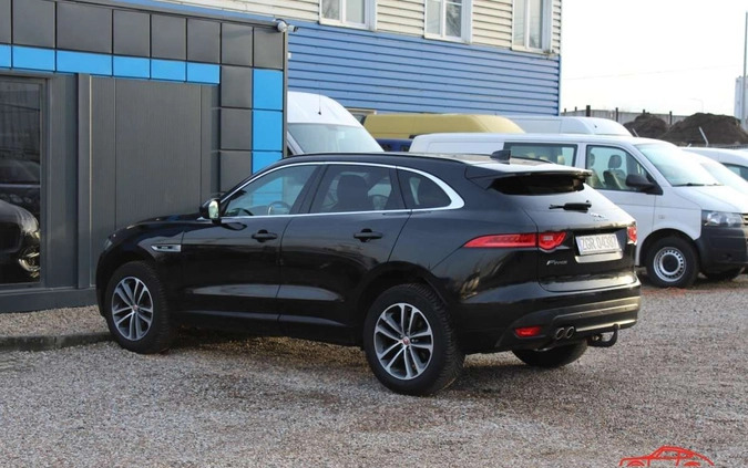 Jaguar F-Pace cena 99900 przebieg: 175530, rok produkcji 2017 z Wągrowiec małe 172